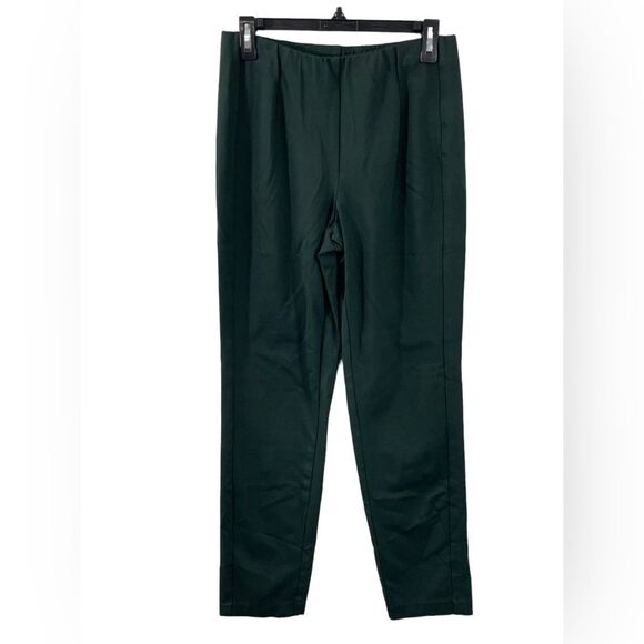 J. Jill Ponte Slim Leg Green Pull-On High Rise Legging Pants Size SMALL TALL - Picture 1 of 5